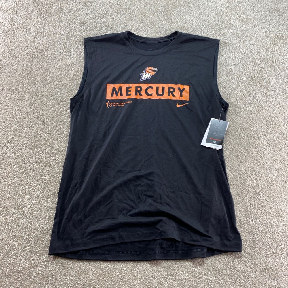 Nike Legend SL Tee Womens Large Black Phoenix Mercury WNBA Team Issue Sleeveless